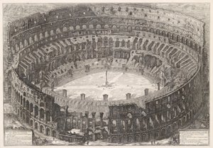 コロシアムの鳥瞰図 作： Giovanni Battista Piranesi